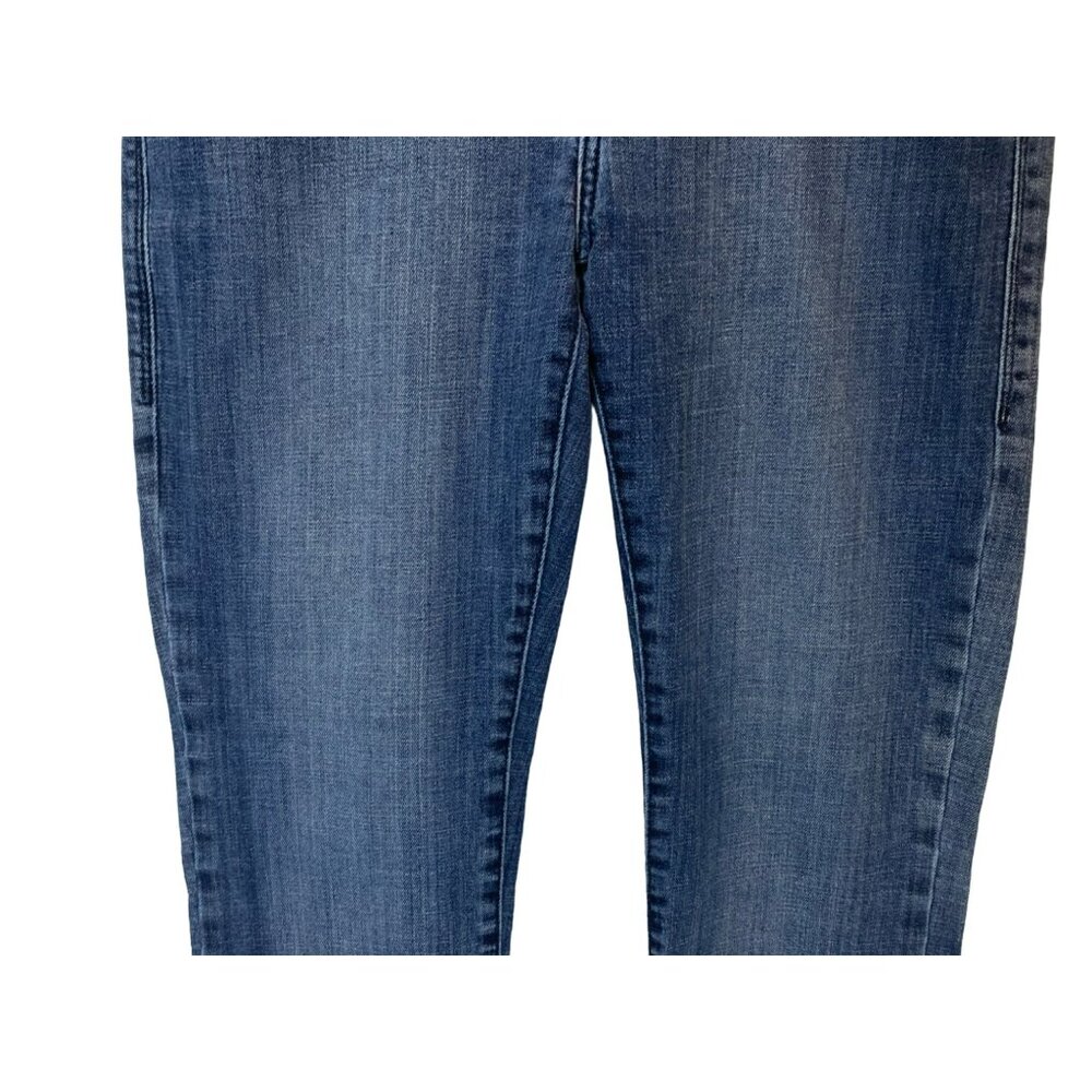 Rock & Republic Kasandra Blue Jeans Boot Cut 10M Frayed Embellished RN130273 - Picture 3 of 10